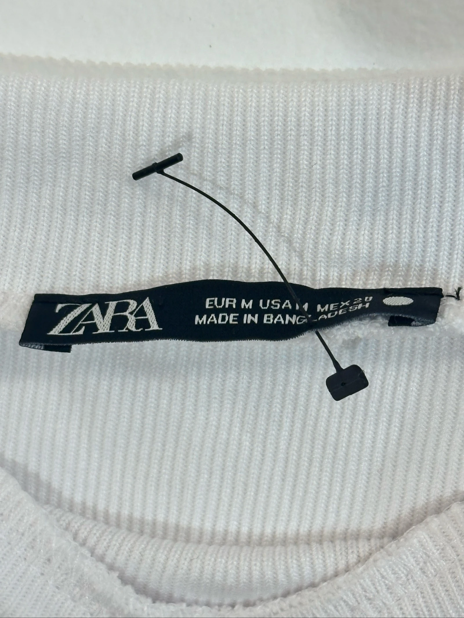Top basique blanc Zara – Taille M – Neuve – photo 5